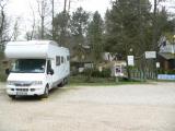 Stellplatz und Eingang zum Angler-Paradies Barweiler Mühle in der Eifel